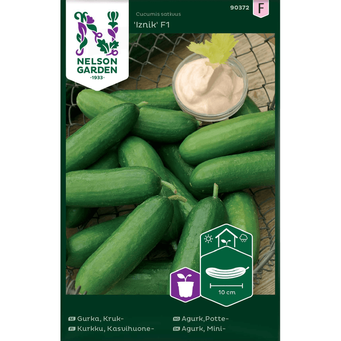 Hovedbilde Agurk, Potte- 'Iznik' F1 veksthus