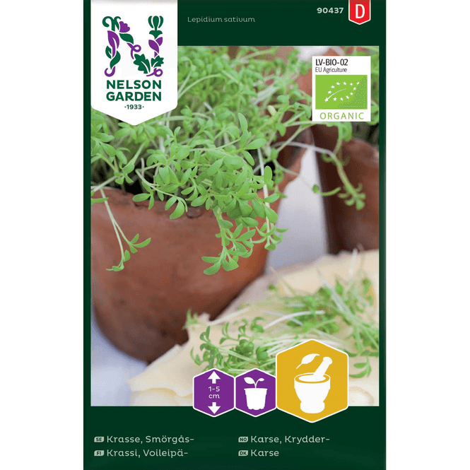 Hovedbilde Krydder-karse, økologisk 