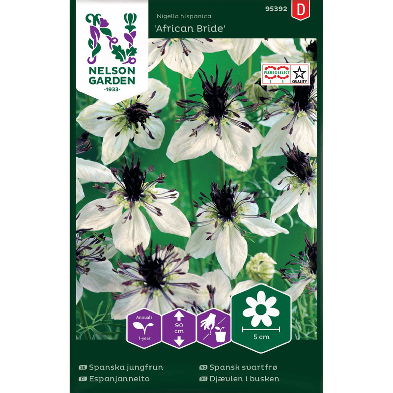 Spansk svartfrø  'African Bride'