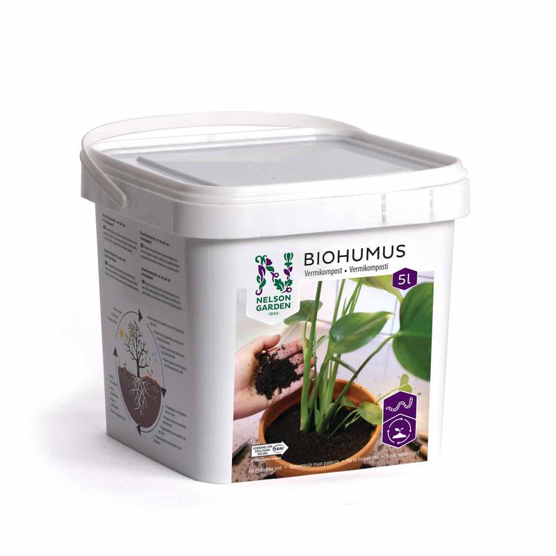 Biohumus, vermikompost 5 liter