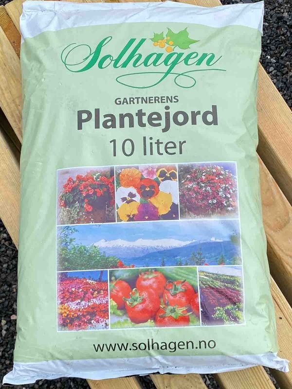 Plantejord, Solhagen 10 liter