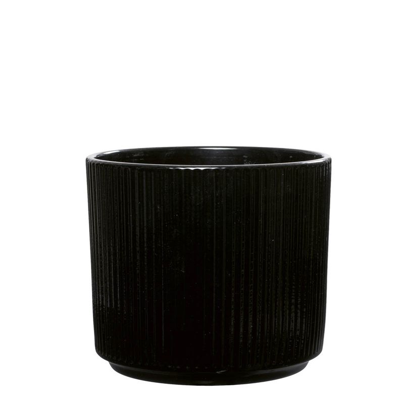 Miami rund potte, svart 